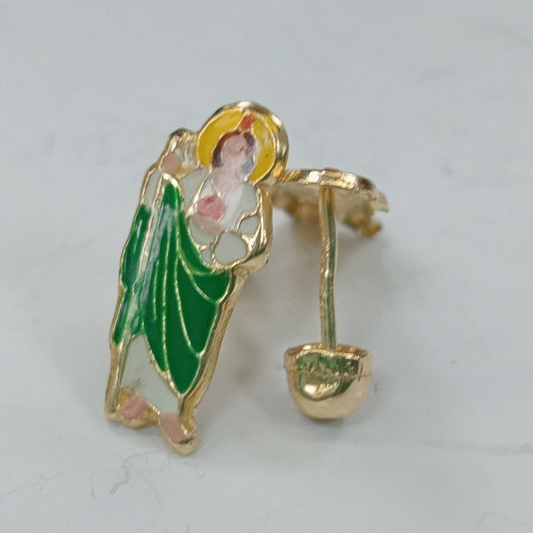 BROQUELES ORO 14K 1 (NUEVO)