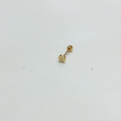 BROQUELES ORO 14K 1 (NUEVO)