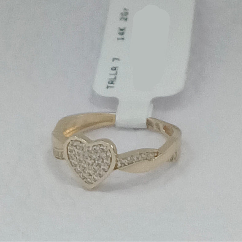 ANILLOS DAMA ORO 14K 2 (NUEVO)