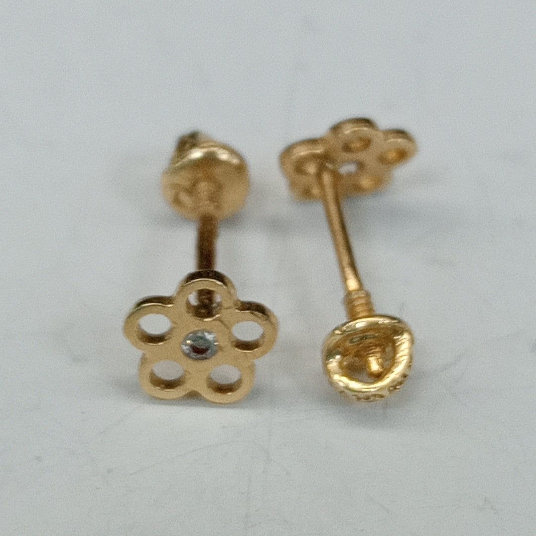 BROQUELES ORO 14K 1 (NUEVO)