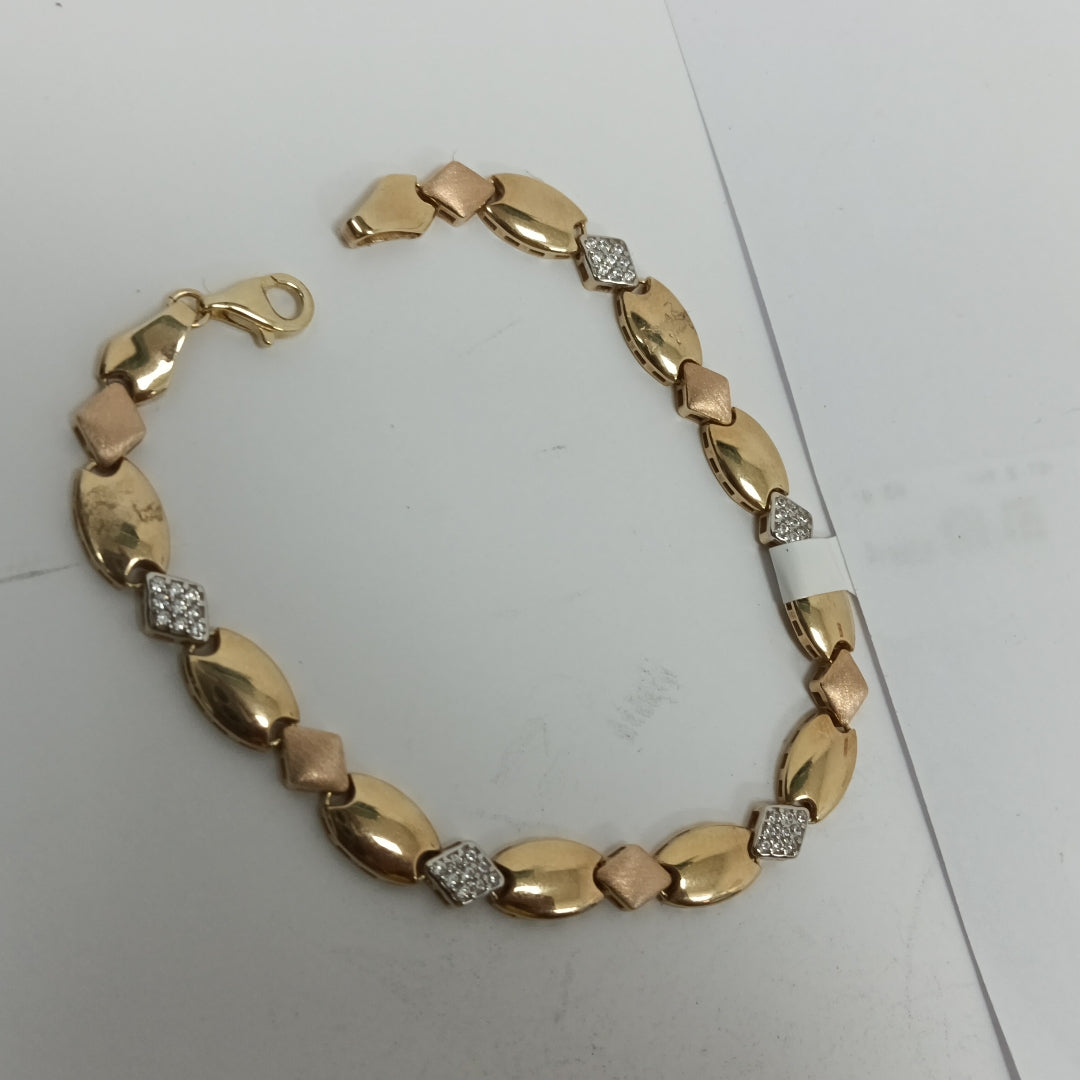 PULSERAS DAMA ORO 14K 5.7 (NUEVO)