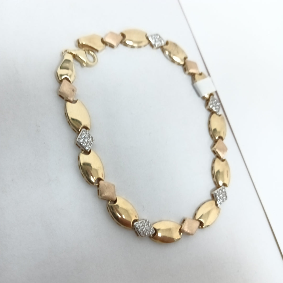 PULSERAS DAMA ORO 14K 5.6 (NUEVO)