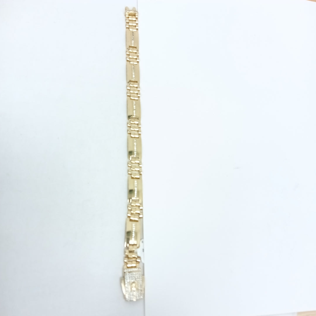 PULSERAS CABALLERO ORO 14K 21.6 (NUEVO)