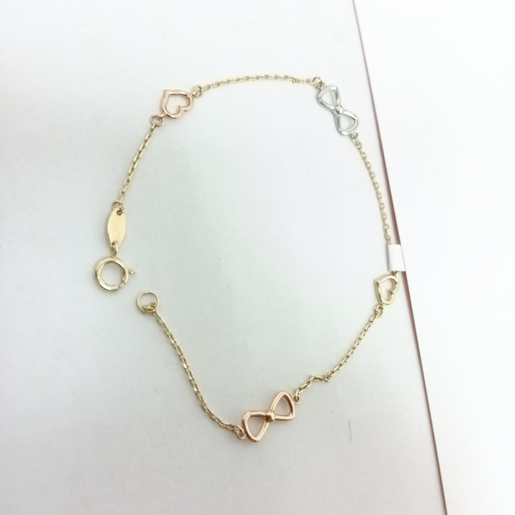 PULSERAS DAMA ORO 14K 1.3 (NUEVO)