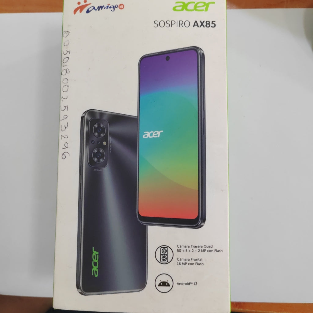 CELULAR ACER AX85 256 GB 8 GB RAM (SEMINUEVO)