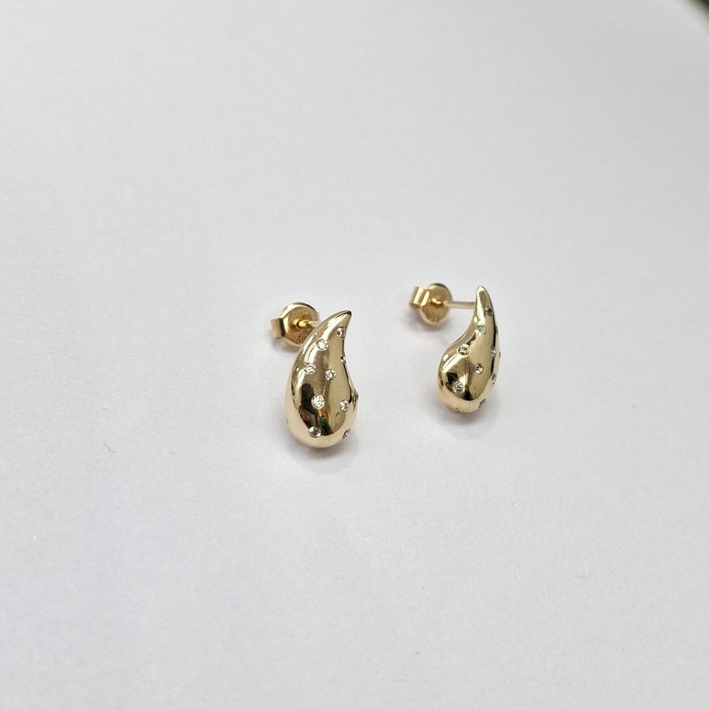 BROQUELES ORO 14K 2.1 (NUEVO)