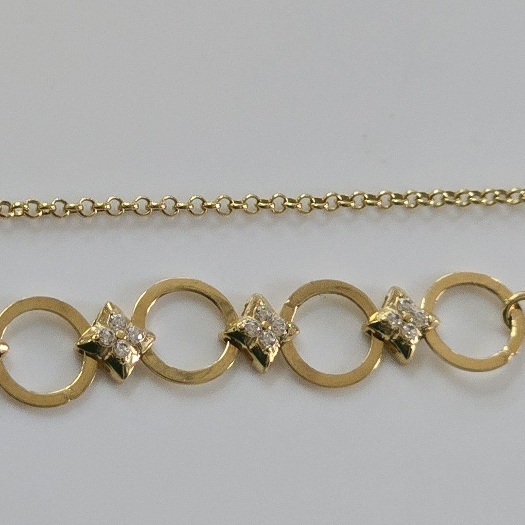 GARGANTILLAS ORO 14K 9.8 (NUEVO)