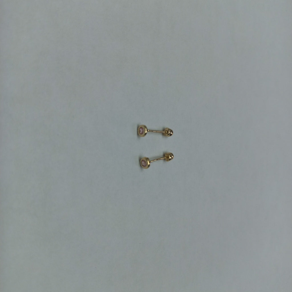 BROQUELES ORO 14K 1 (NUEVO)