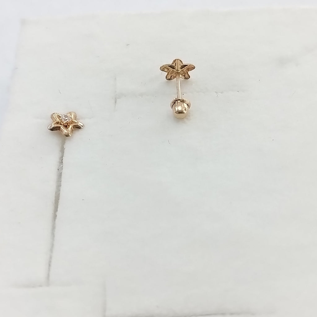 BROQUELES ORO 14K 1 (NUEVO)