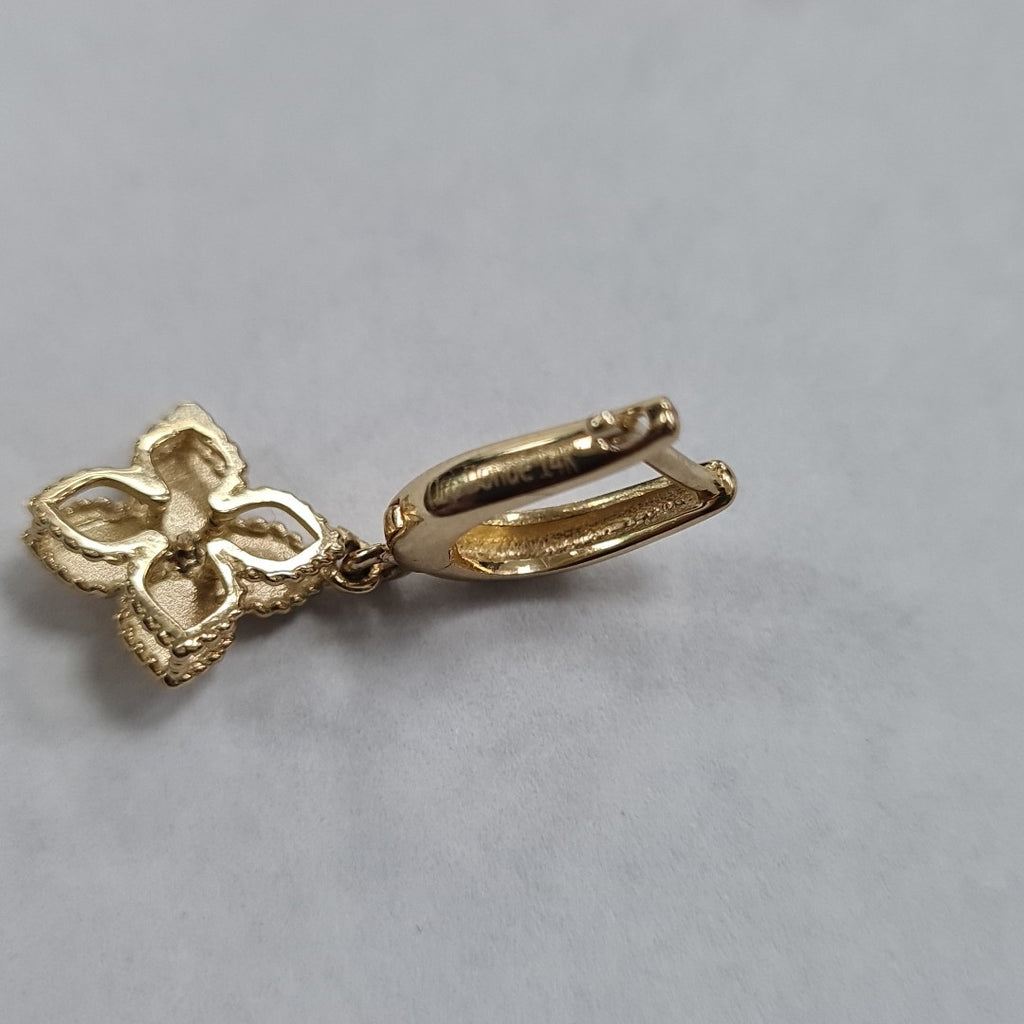 BROQUELES ORO 14K 3.2 (NUEVO)