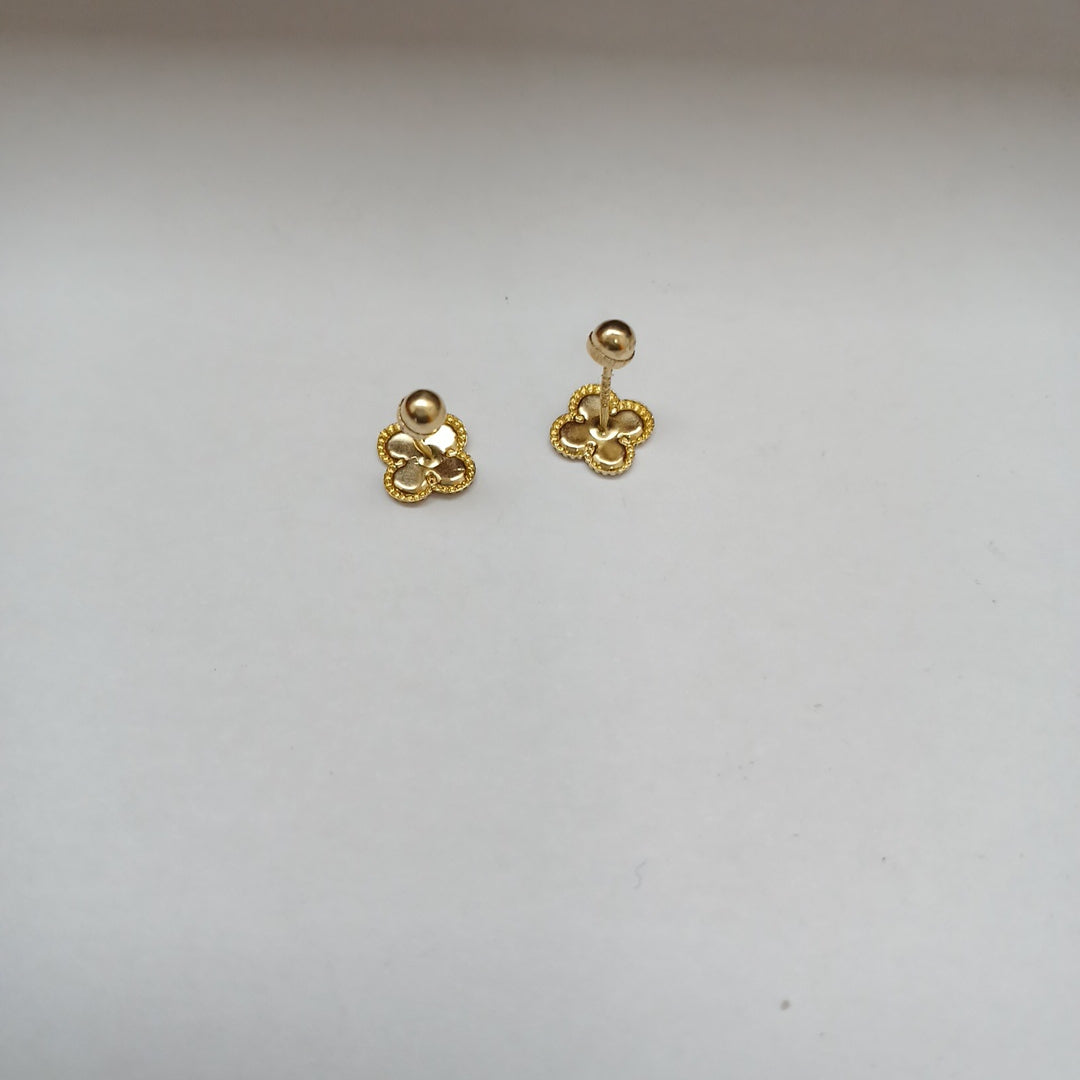 BROQUELES ORO 14K 1 (NUEVO)