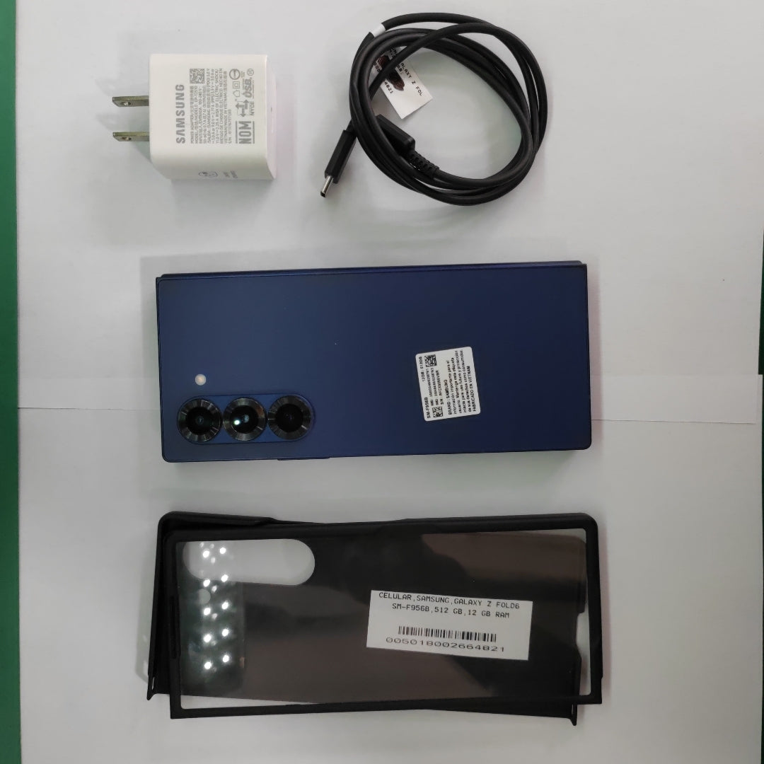 CELULAR SAMSUNG GALAXY Z FOLD6 SM-F956B 512 GB 12 GB RAM (SEMINUEVO)