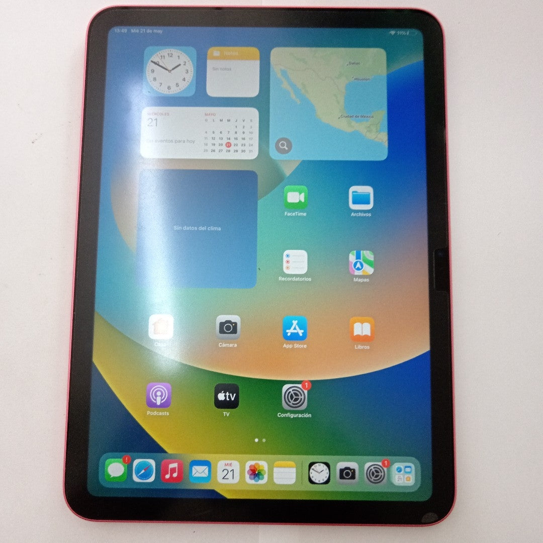 TABLETA APPLE IPAD 10 A2696 256 GB 4 GB RAM (SEMINUEVO)