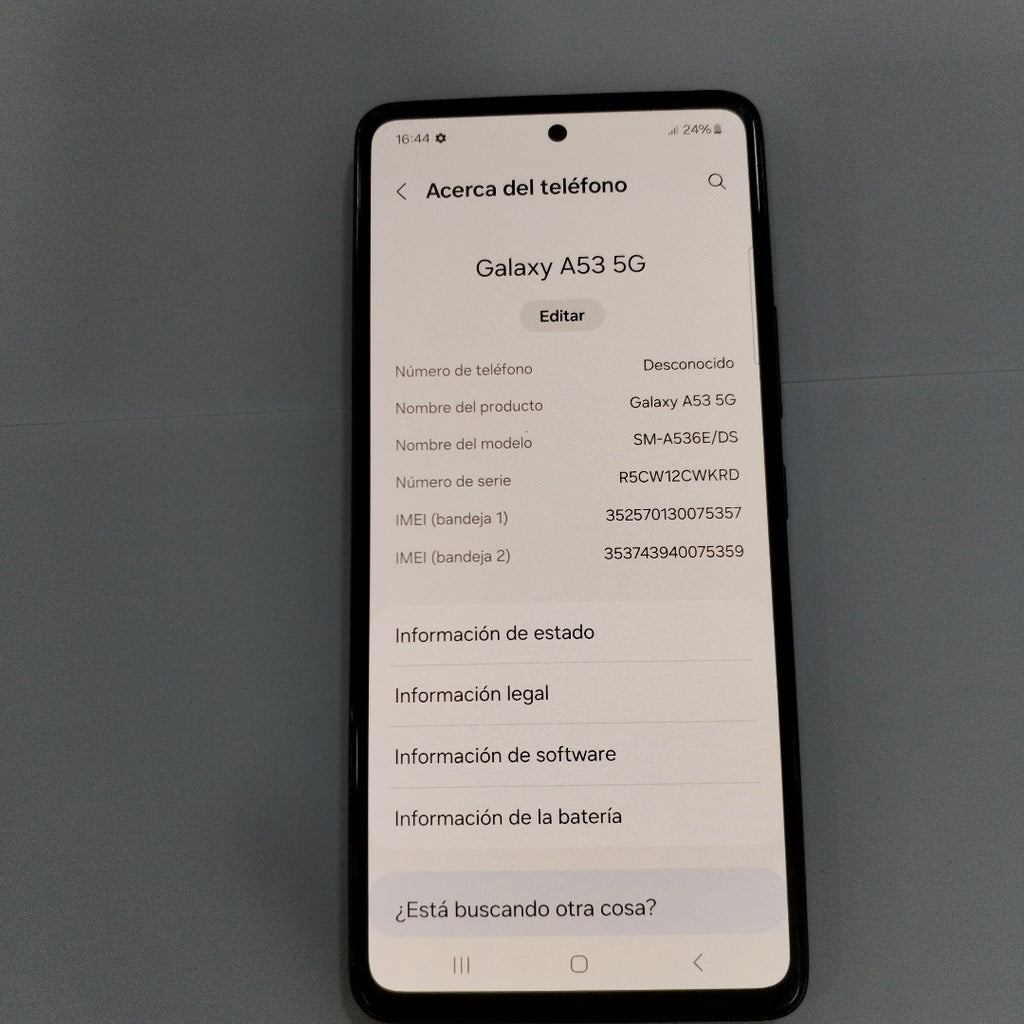 CELULAR SAMSUNG GALAXY A53 5G SM-A536E 128 GB 6 GB RAM (SEMINUEVO)