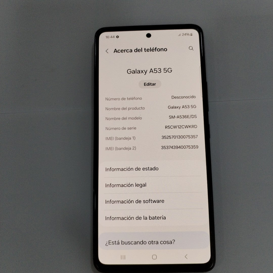 CELULAR SAMSUNG GALAXY A53 5G SM-A536E 128 GB 6 GB RAM (SEMINUEVO)