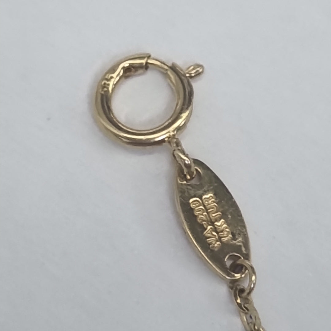PULSERAS DAMA ORO 14K 1.5 (NUEVO)
