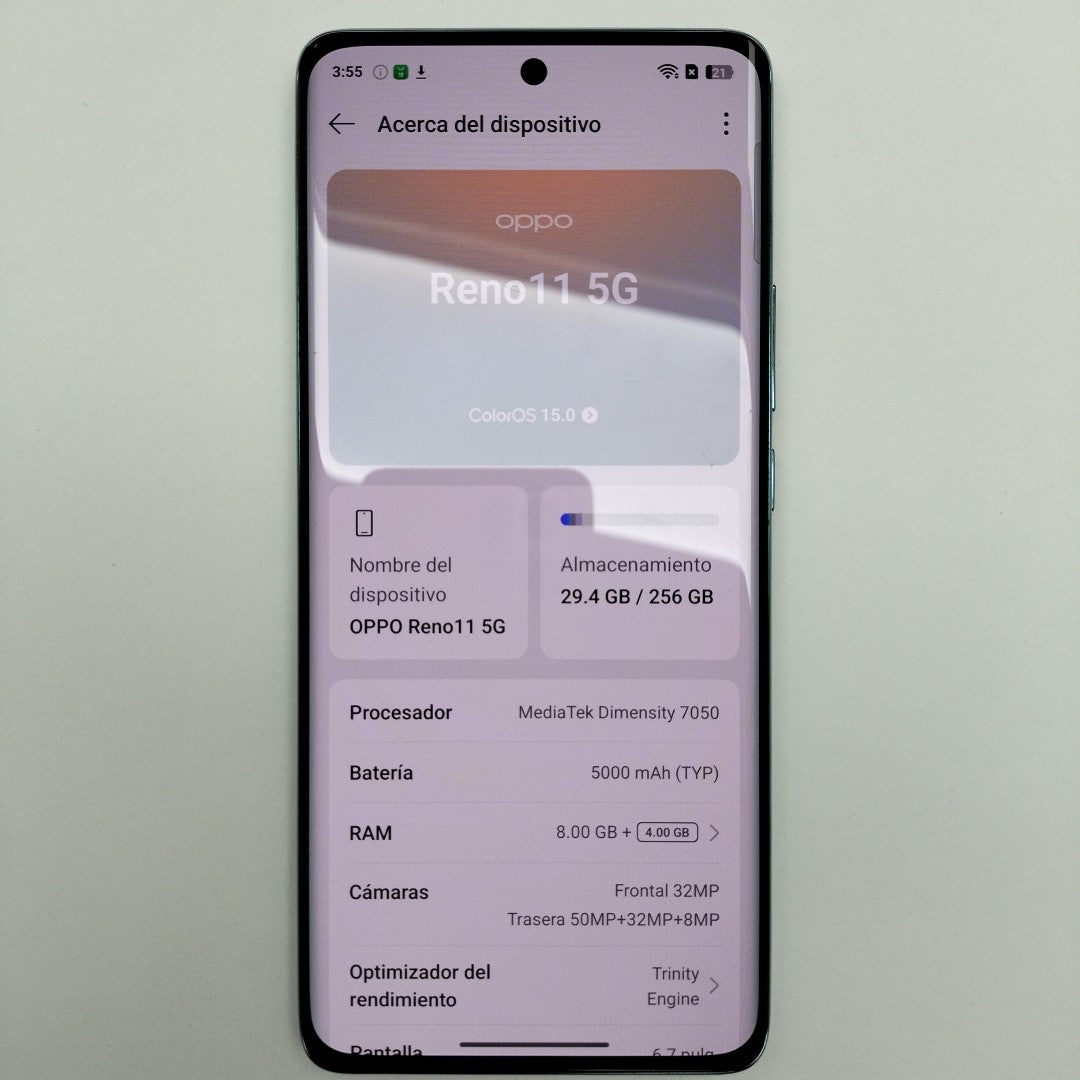 CELULAR OPPO  RENO11 5G CPH2599 (2024) 256 GB 8 GB RAM (SEMINUEVO)