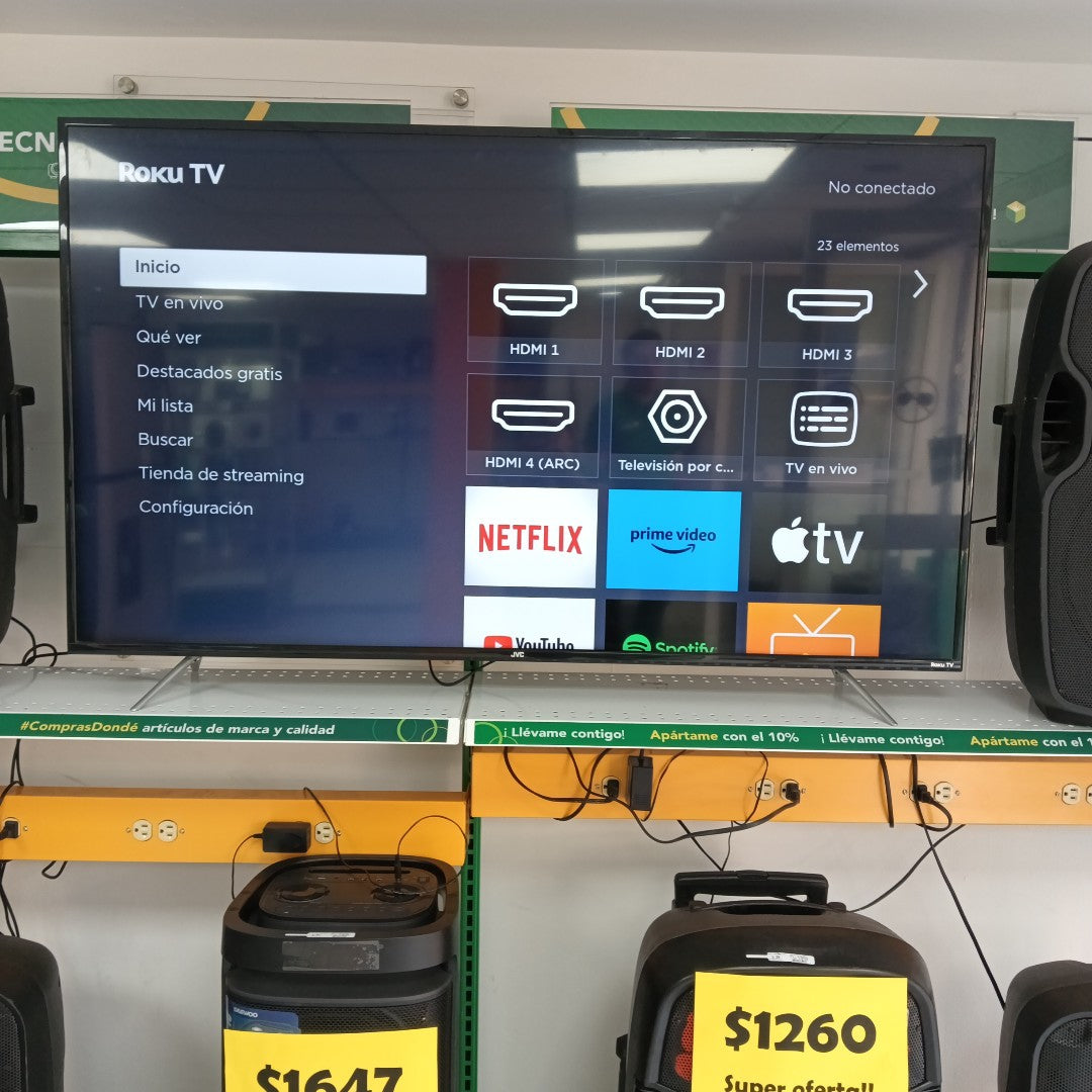 PANTALLA JVC SI58UR (2022) 58" LED 4K (SEMINUEVO)