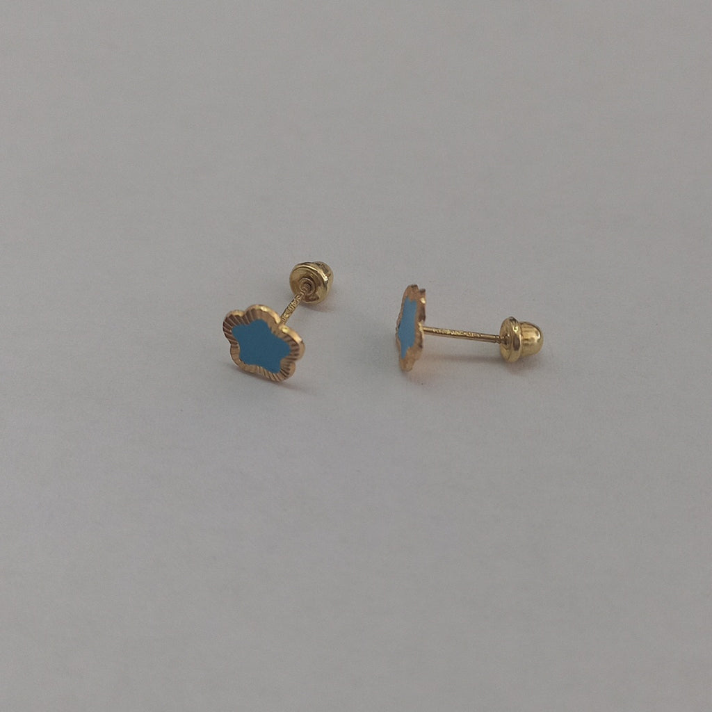 BROQUELES ORO 10K 1 (NUEVO)