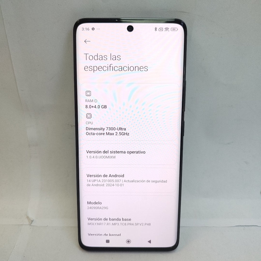 CELULAR XIAOMI REDMI NOTE 14 PRO 5G 24090RA29G (2025) 256 GB 8 GB RAM (SEMINUEVO)
