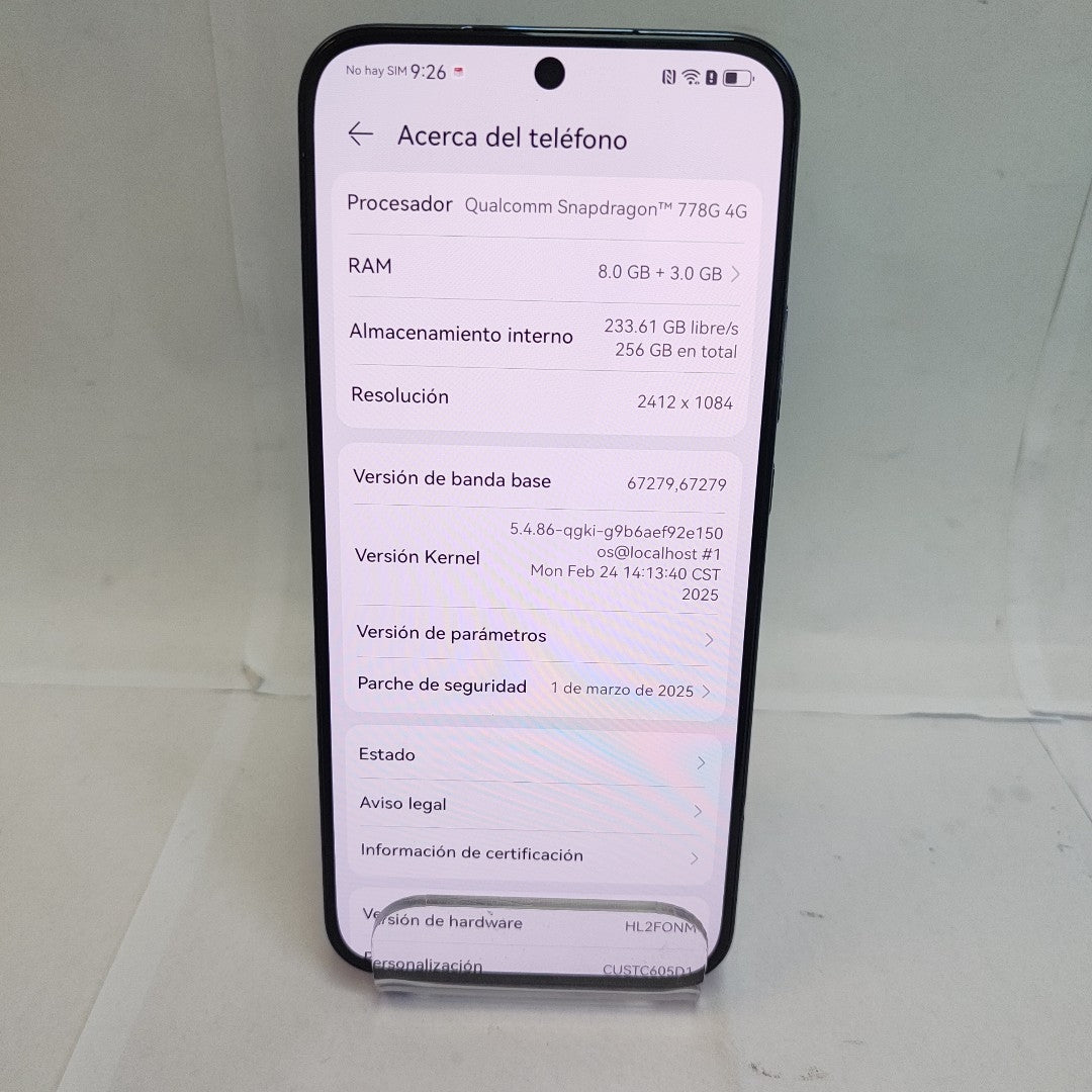 CELULAR HUAWEI NOVA 12S FOA-LX9 (2024) 256 GB 8 GB RAM (SEMINUEVO)