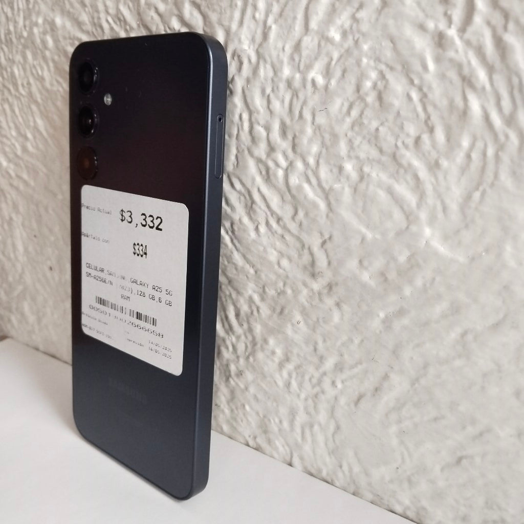 CELULAR SAMSUNG GALAXY A25 5G SM-A256E/N (2023) 128 GB 6 GB RAM (SEMINUEVO)
