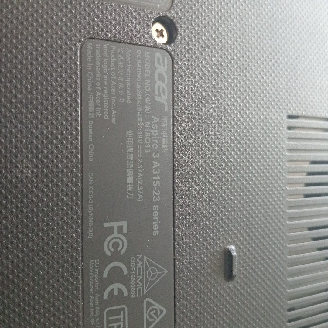 LAPTOP ACER ASPIRE 3 A315-23-R0UZ (2022) 512 GB SSD 8 GB RAM (SEMINUEVO)