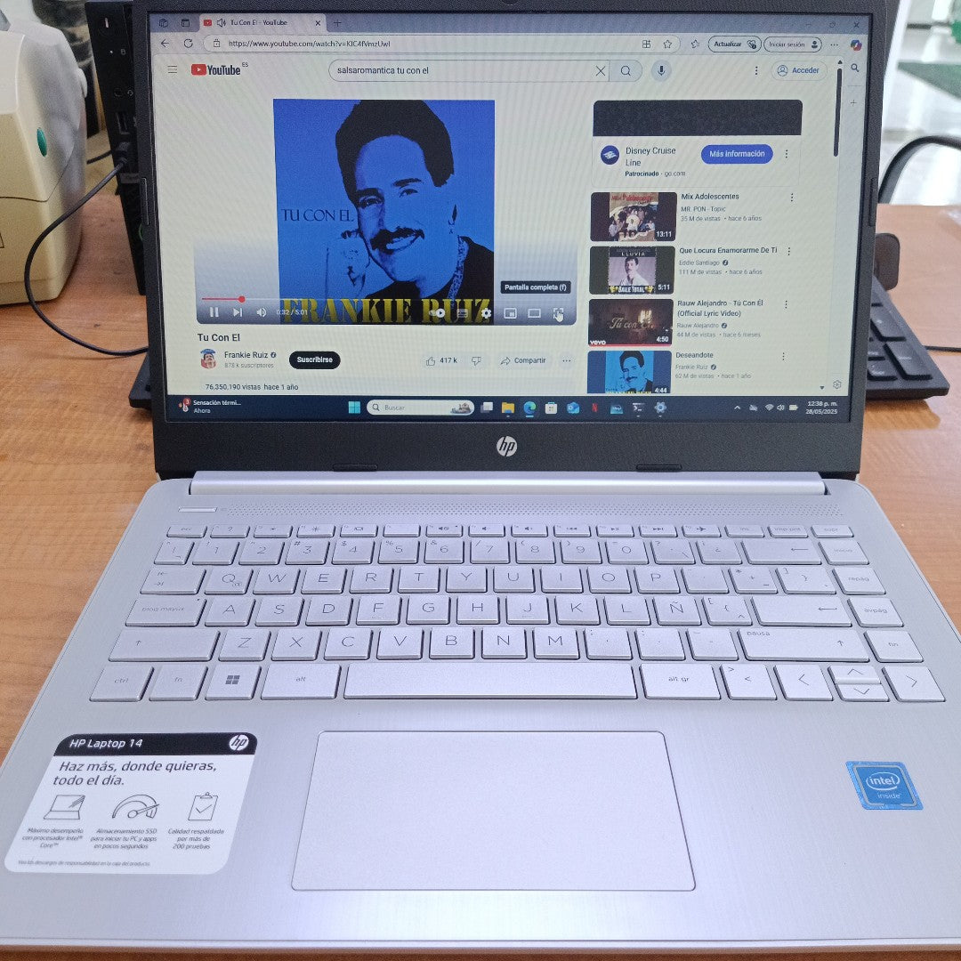 LAPTOP HP 14-DQ0530LA(2024) 256 GB SSD 8 GB RAM (SEMINUEVO)