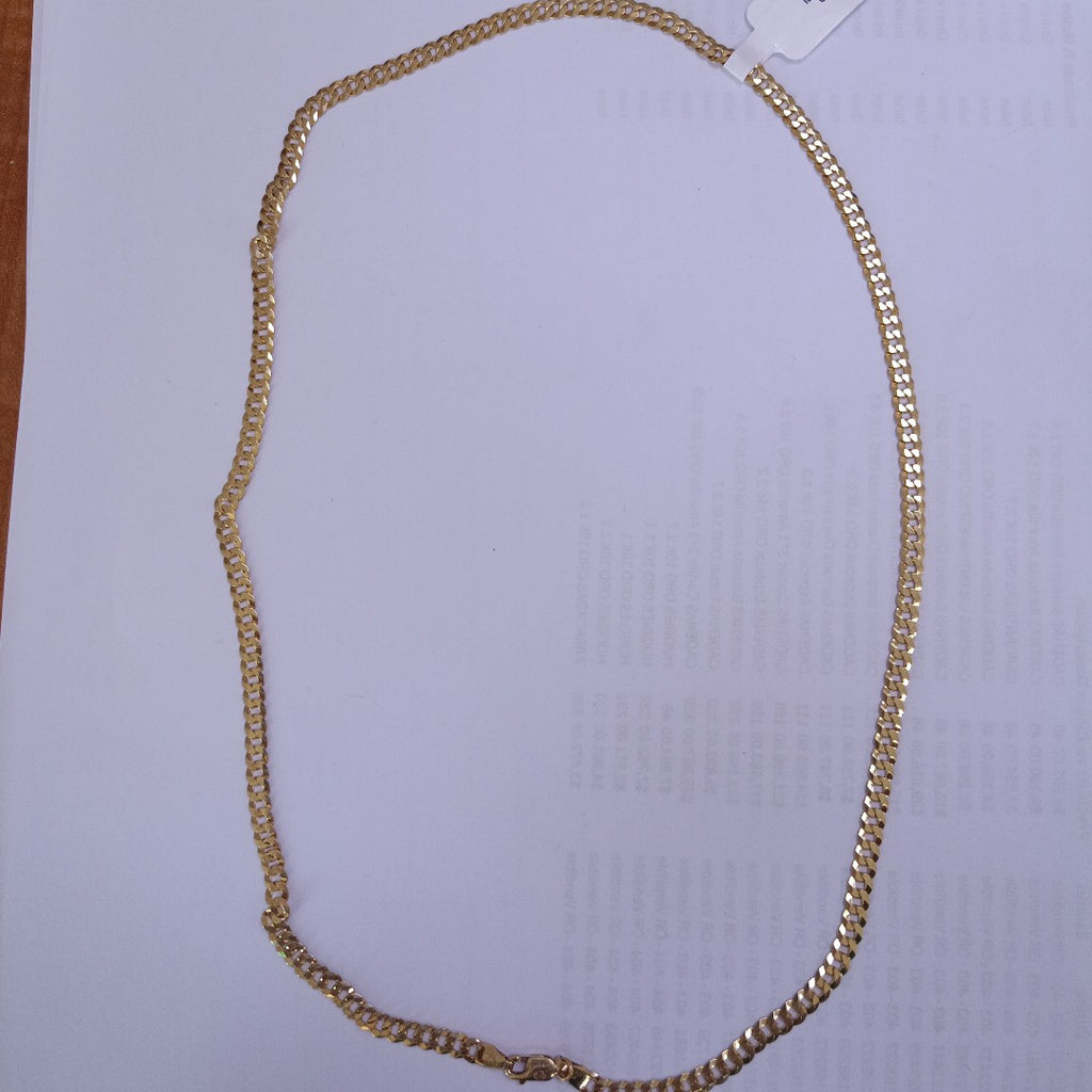 CADENAS BARBADA AMARILLA ORO 10K 10.6 (NUEVO)