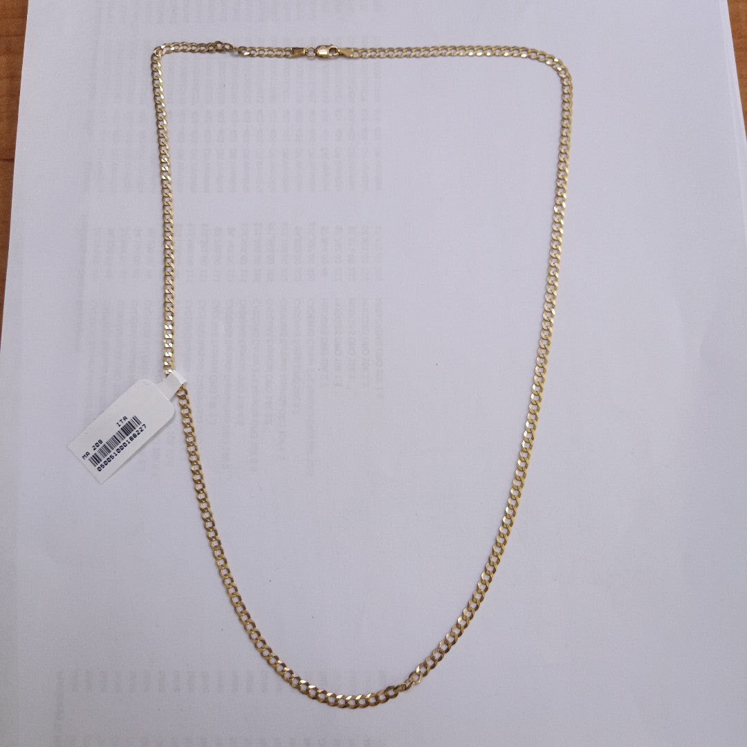 CADENAS BARBADA AMARILLA ORO 10K 6.2 (NUEVO)