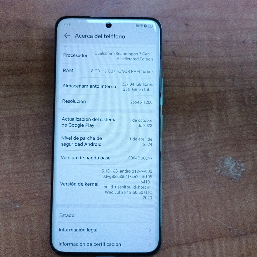 CELULAR HONOR 90 REA-NX9 (2023) 256 GB 8 GB RAM (SEMINUEVO)