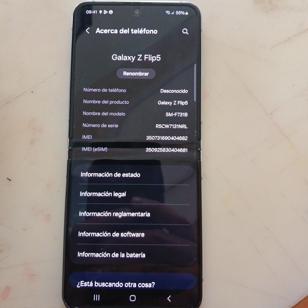 CELULAR SAMSUNG GALAXY Z FLIP 5 SM-F731B (2023) 512 GB 8 GB RAM (SEMINUEVO)