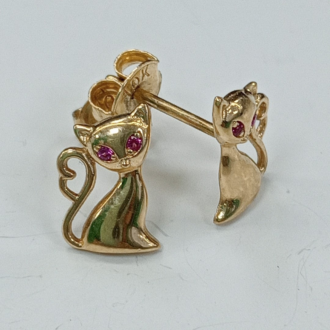 10110ARE13300A679 FRD22 ARETES ORO 10K 1.2GRS (NUEVO)