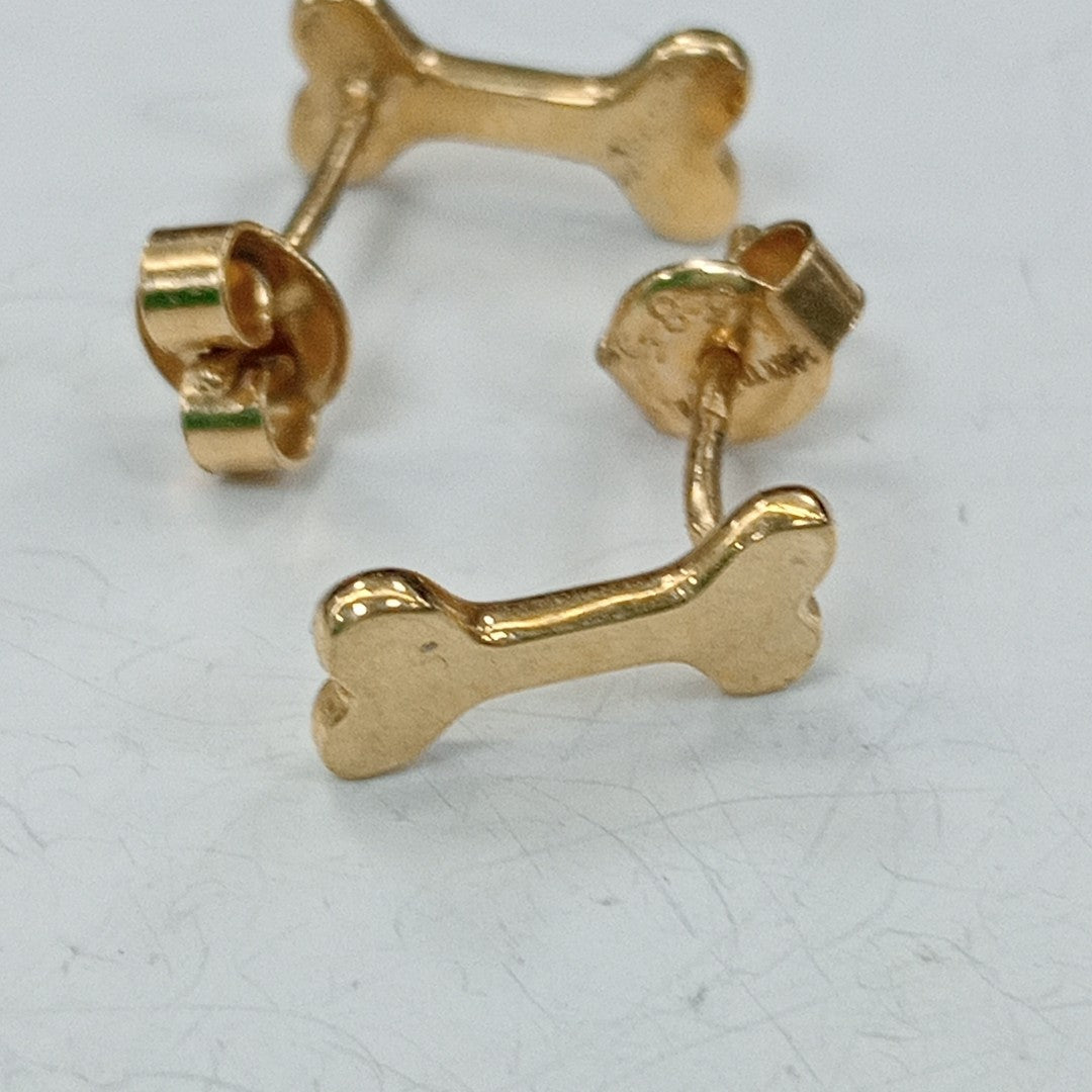 BROQUELES ORO 14K 1.6 GRS (NUEVO)