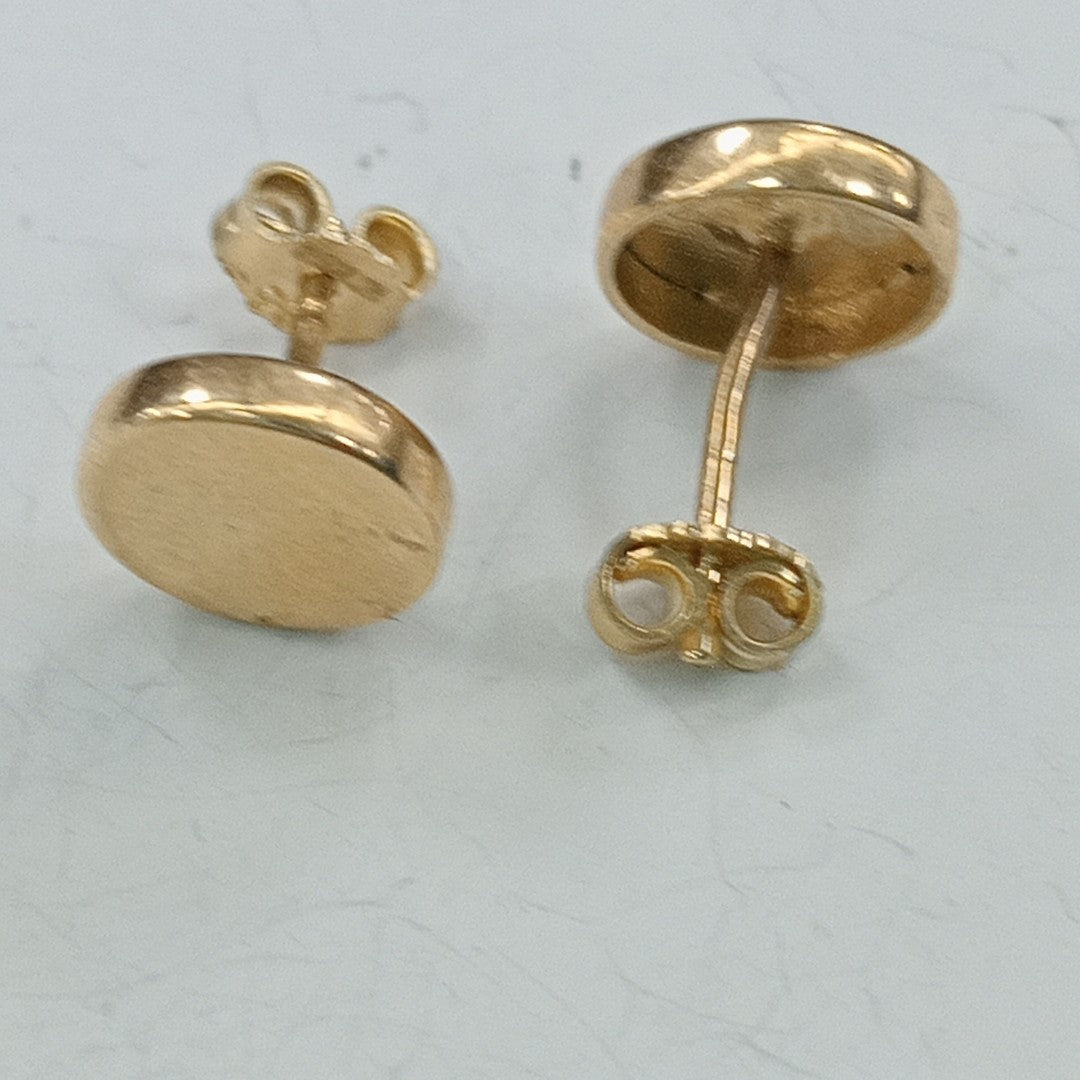 10308BRO00000B1928 FRD14 BROQUEL DE CIRCULO PULIDO ORO 14K 1.5GRS (NUEVO)