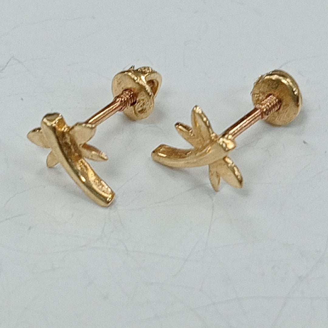 BROQUELES ORO 14K 1 (NUEVO)