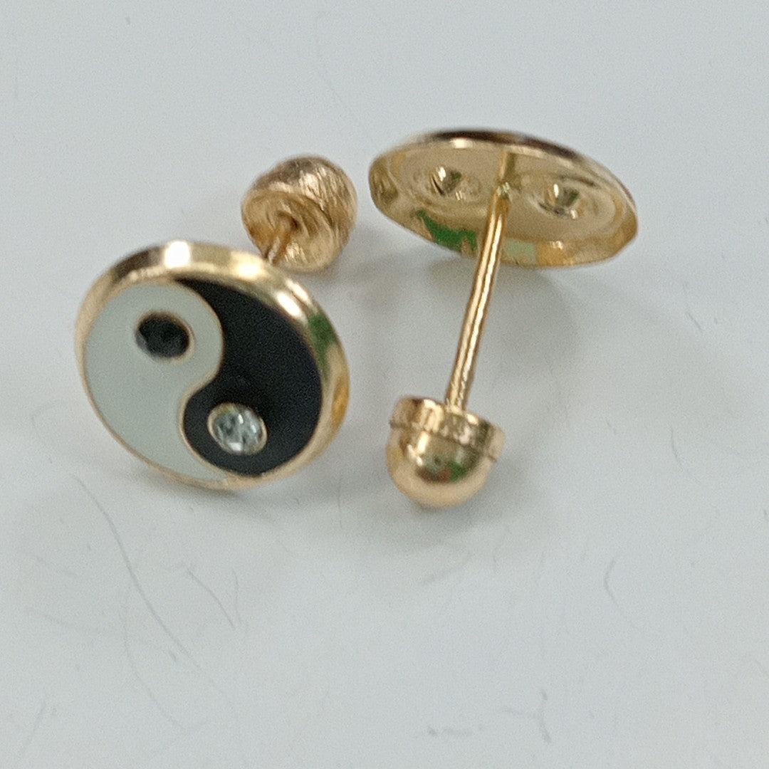 BROQUELES ORO 14K 1 (NUEVO)