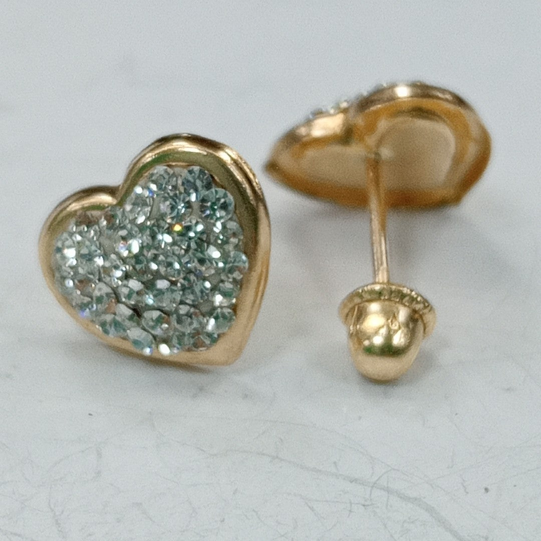 BROQUELES ORO 14K 1 (NUEVO)