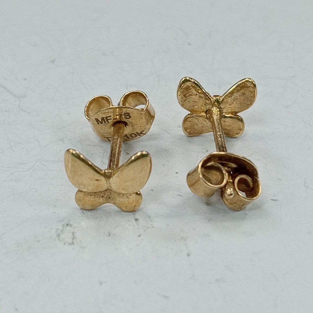 10011BRO00000A2200 FRD19 BROQUEL DE MARIPOSA ORO 10K 0.7GRS (NUEVO)