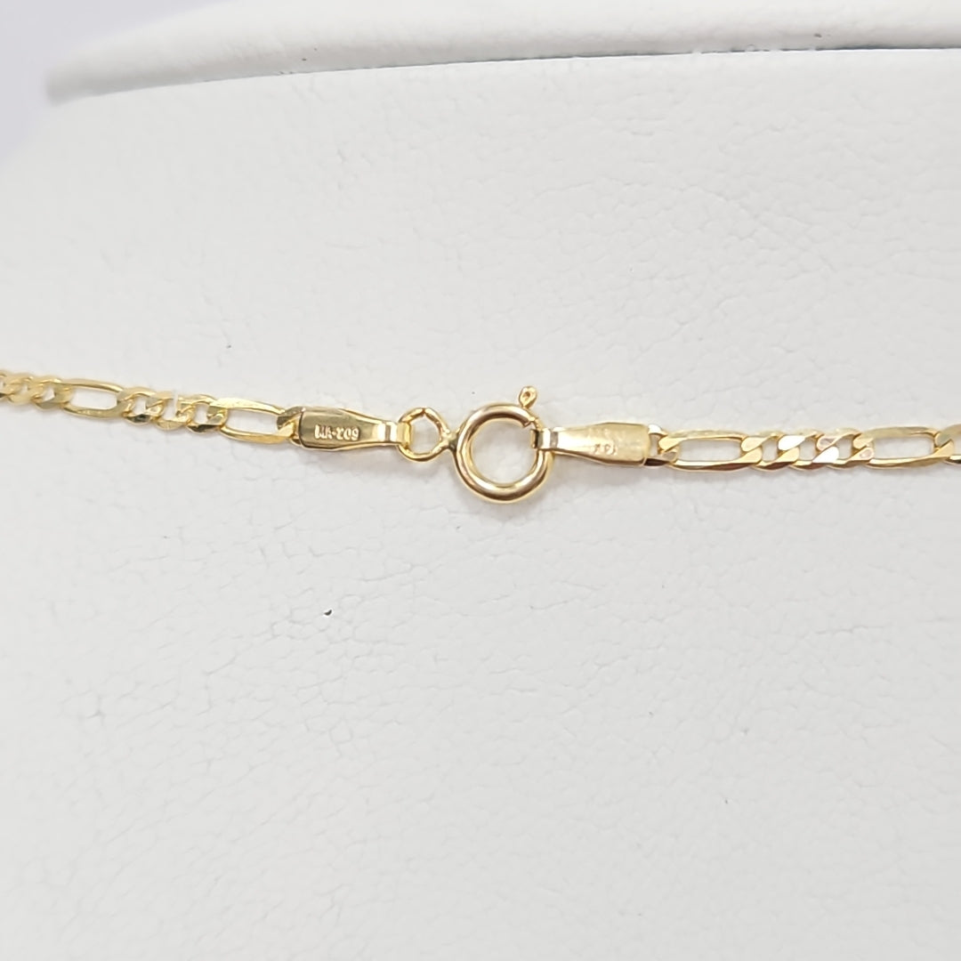 CADENAS CARTIER 3*1 AMARILLA ORO 14K 3.3 (NUEVO)