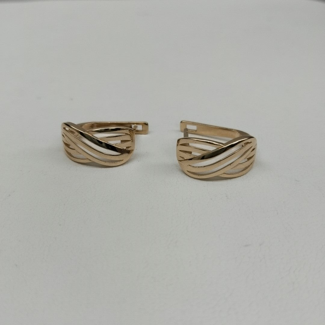 BROQUELES ORO 14K 3.7 (NUEVO)