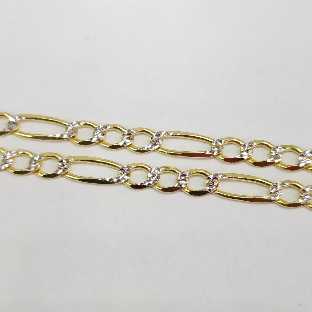 CADENAS CARTIER 3 1 DIAMANTADA ORO 14K 8.8 (NUEVO)