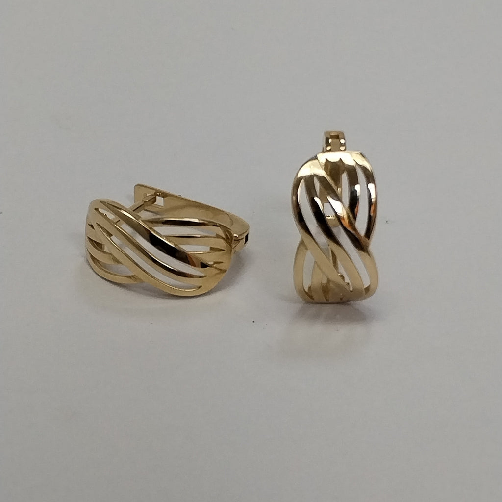 BROQUELES ORO 14K 3.7 (NUEVO)