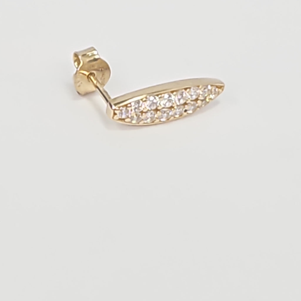 BROQUELES ORO 14K 1.8 (NUEVO)
