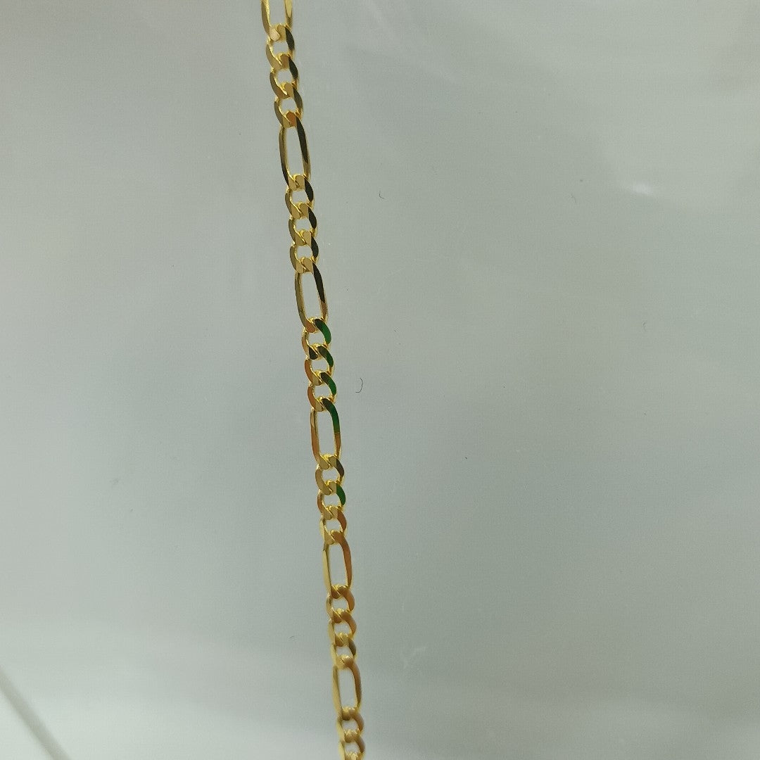 CADENAS CARTIER 3*1 AMARILLA ORO 14K 3.4 (NUEVO)