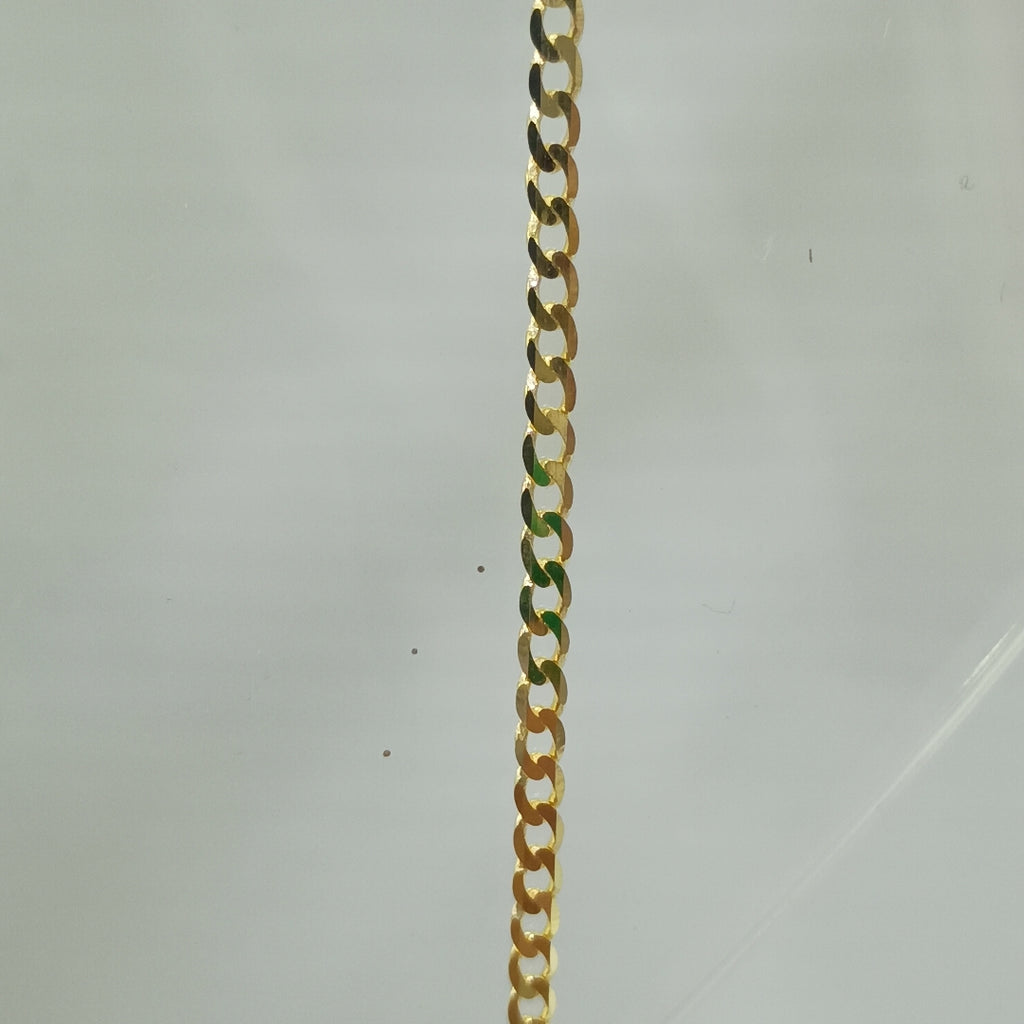 CADENAS BARBADA AMARILLA ORO 14K 3.3 (NUEVO)