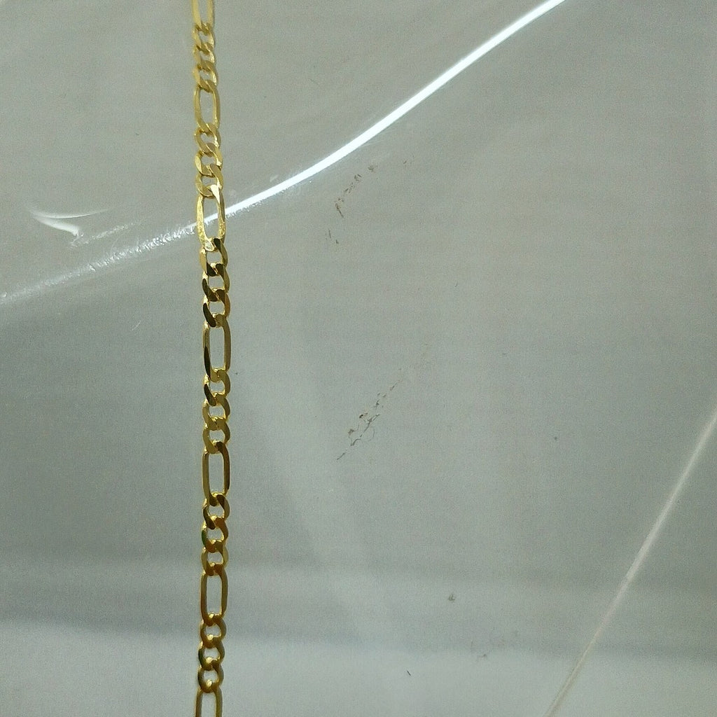 CADENAS CARTIER 3*1 AMARILLA ORO 14K 3.3 (NUEVO)