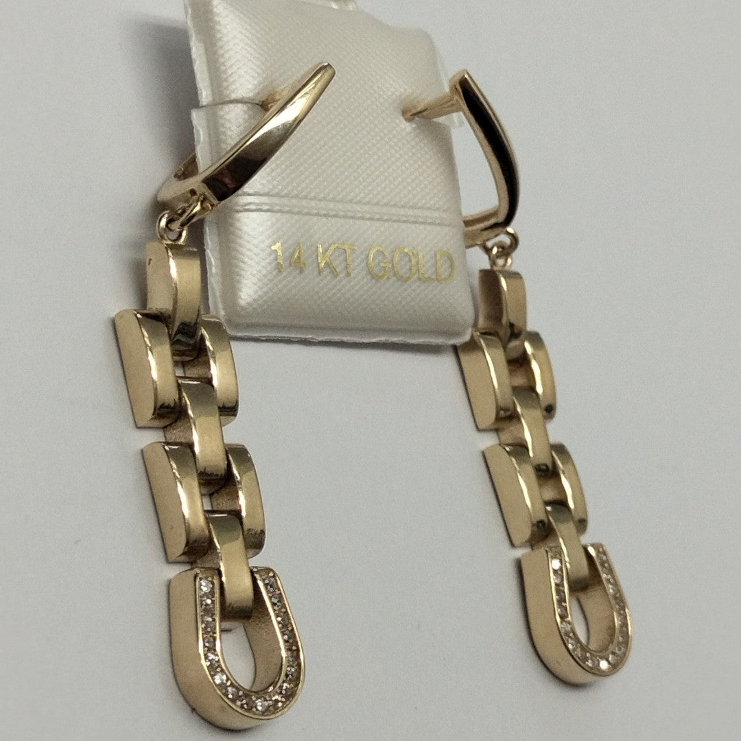 BROQUELES ORO 14K 7.2 (NUEVO)
