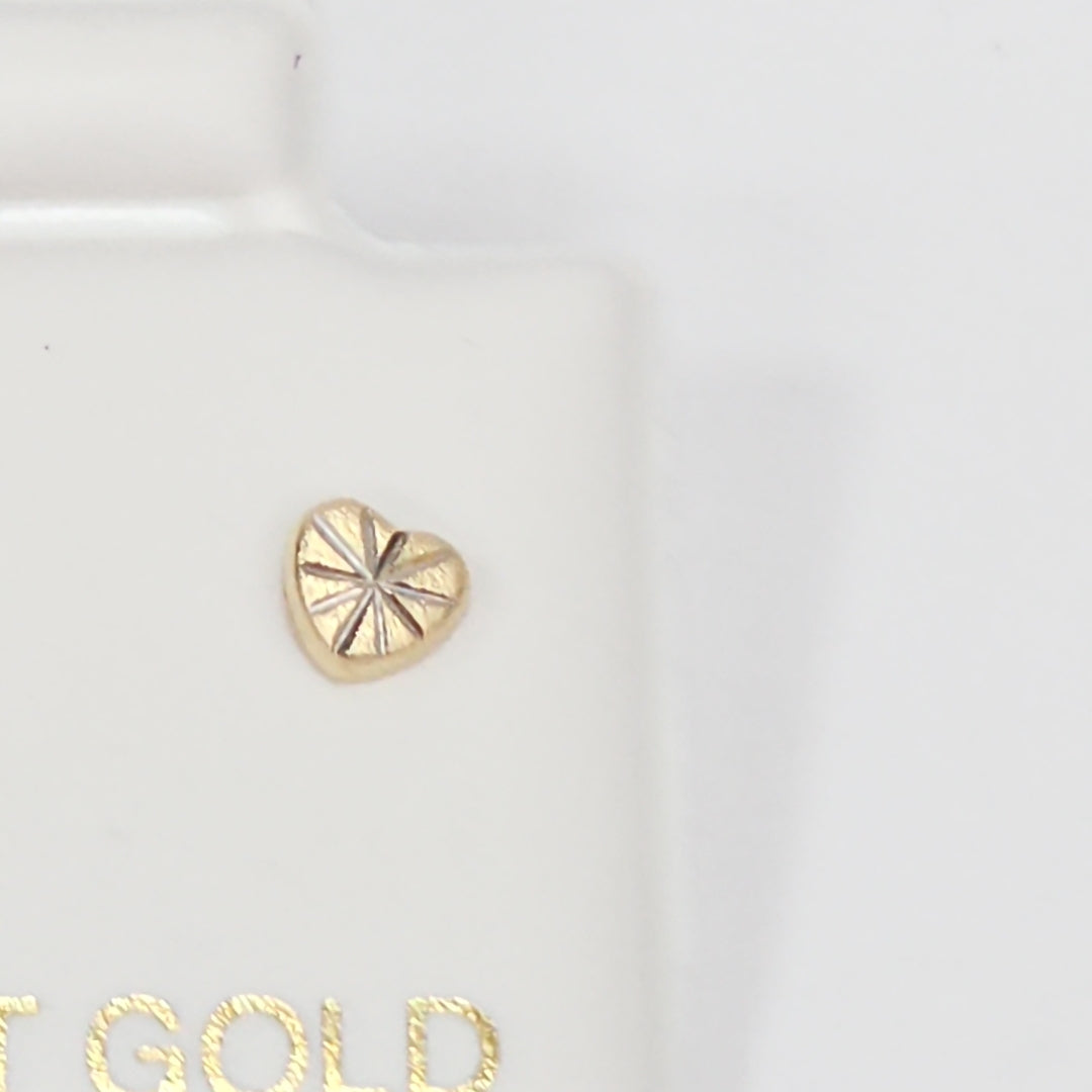 BROQUELES ORO 14K 1 (NUEVO)