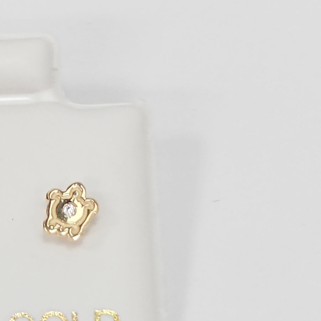 BROQUELES ORO 14K 1 (NUEVO)